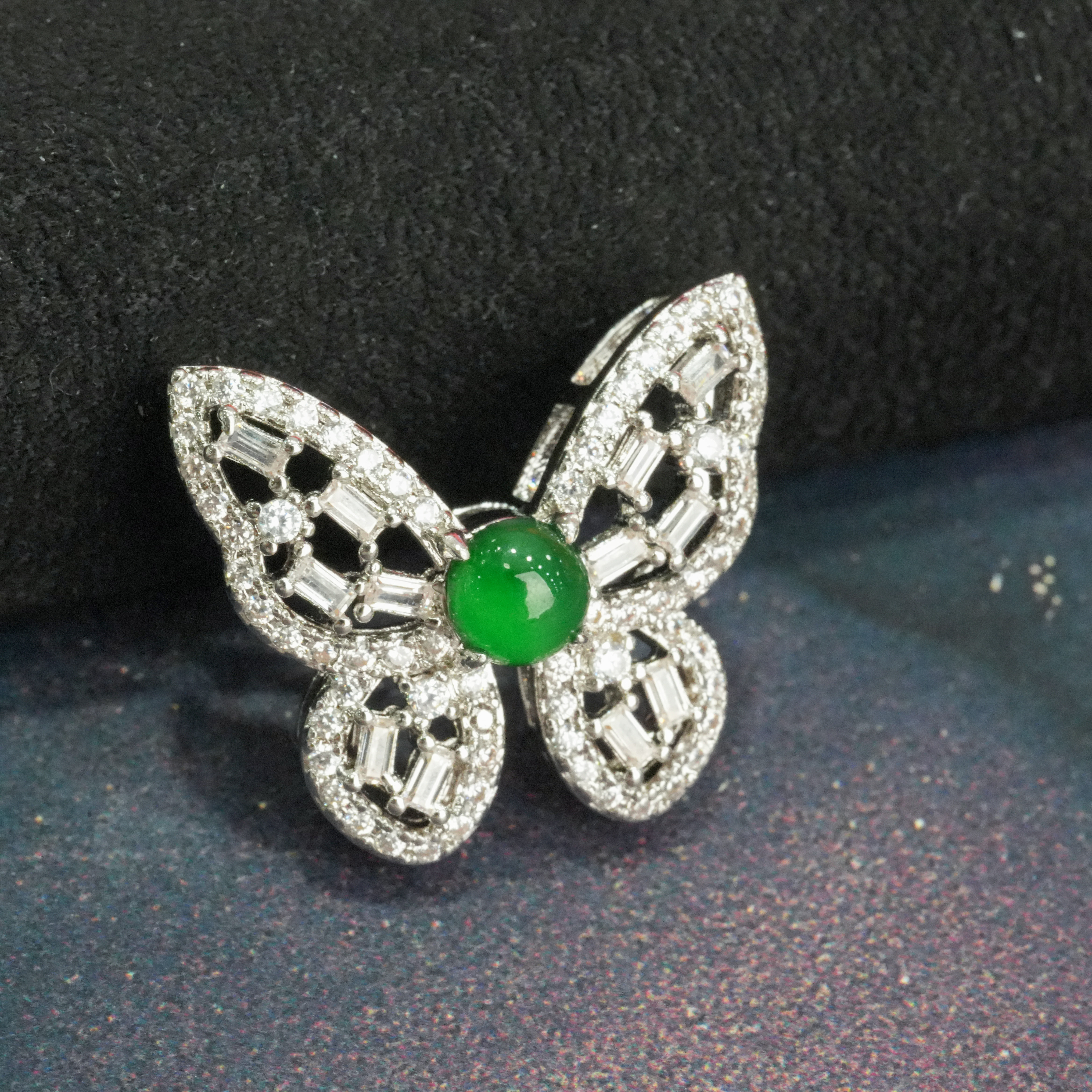 【发哥珠宝】天然A货翡翠蝴蝶吊坠多样性发