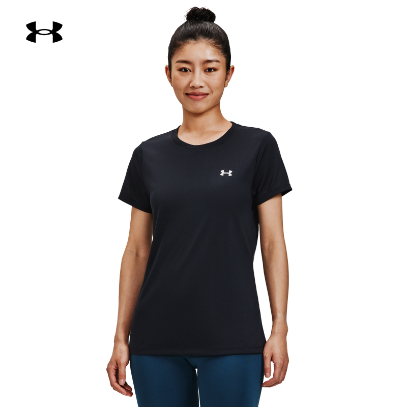 安德玛官网UA Tech 女子训练透气运动T恤Under Armour  1277207
