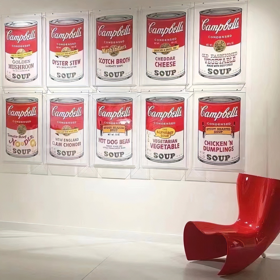 蹬红走绿｜艺术家安迪沃霍尔 限量版丝网版画绘画带装裱收藏（画芯）