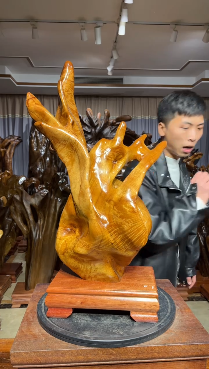 【闪购商品】金丝楠木自然摆件