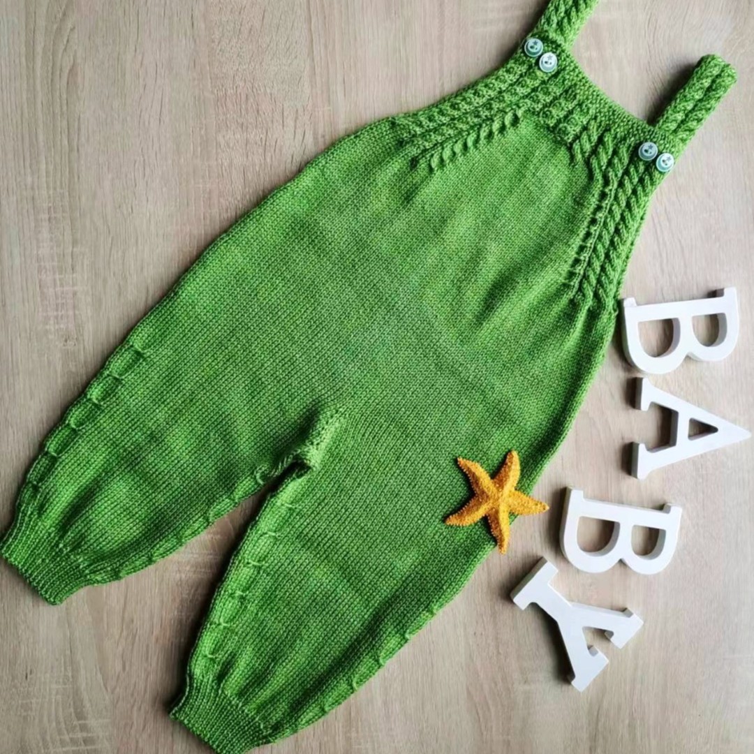 小燕子背带裤毛线DIY材料包~不是成品，要自己编织~送详细教程