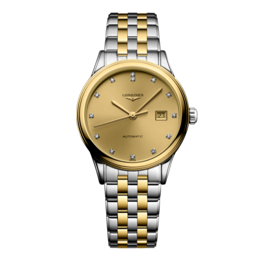 99新 Longines/浪琴 军旗374/30mm/自动机械女表