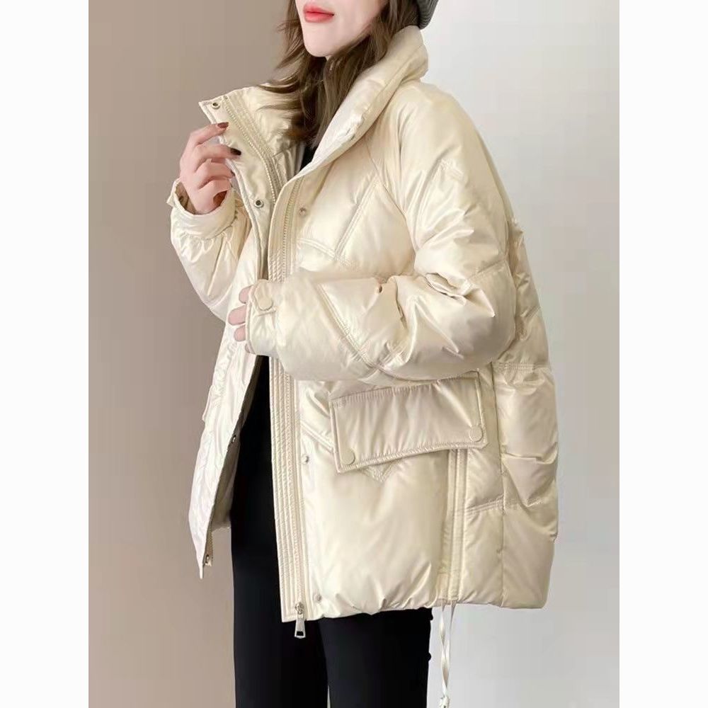 波司豋免洗可擦羽绒服服女短款2023冬季新款小个子棉衣棉袄洋气外