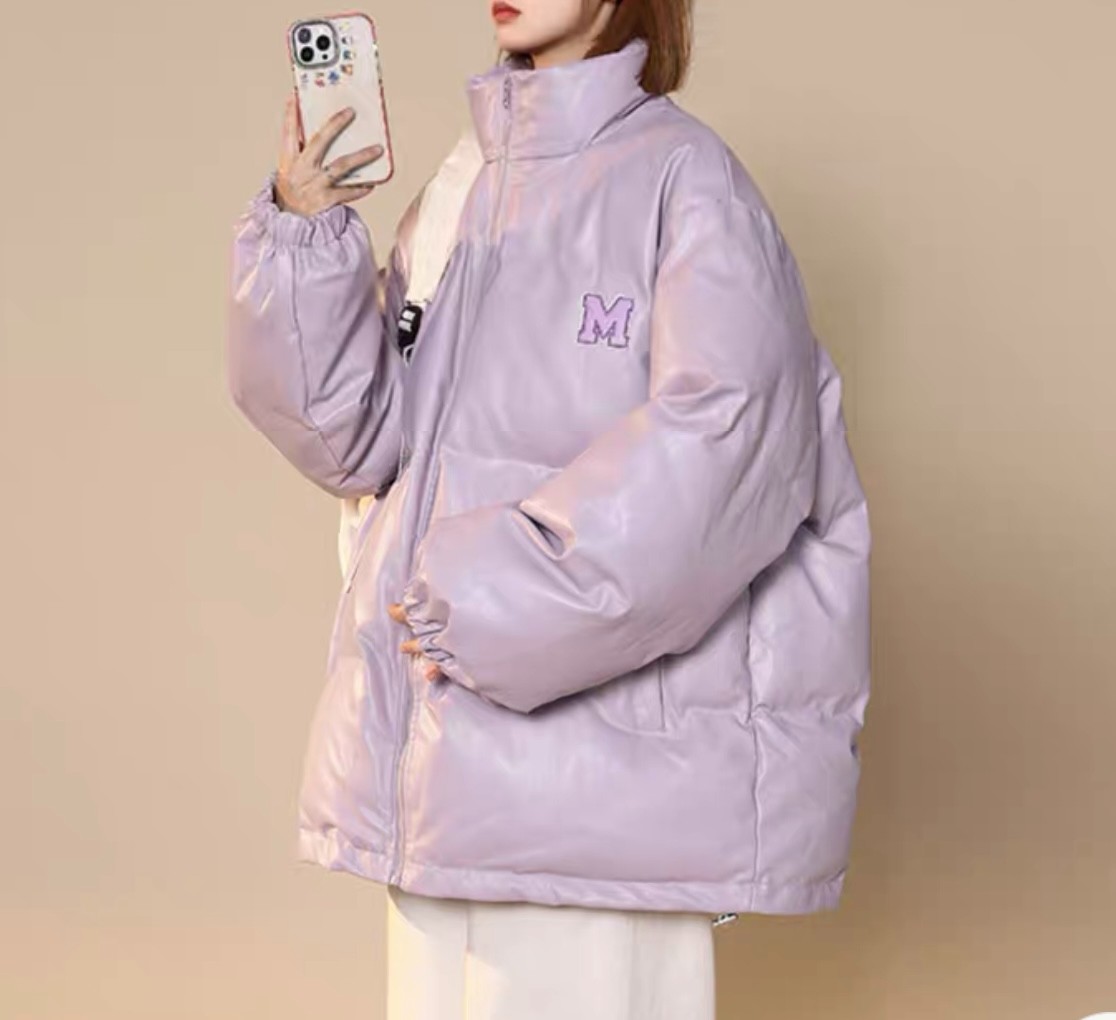 1201-1400号英伦风男女款休闲潮牌棉衣