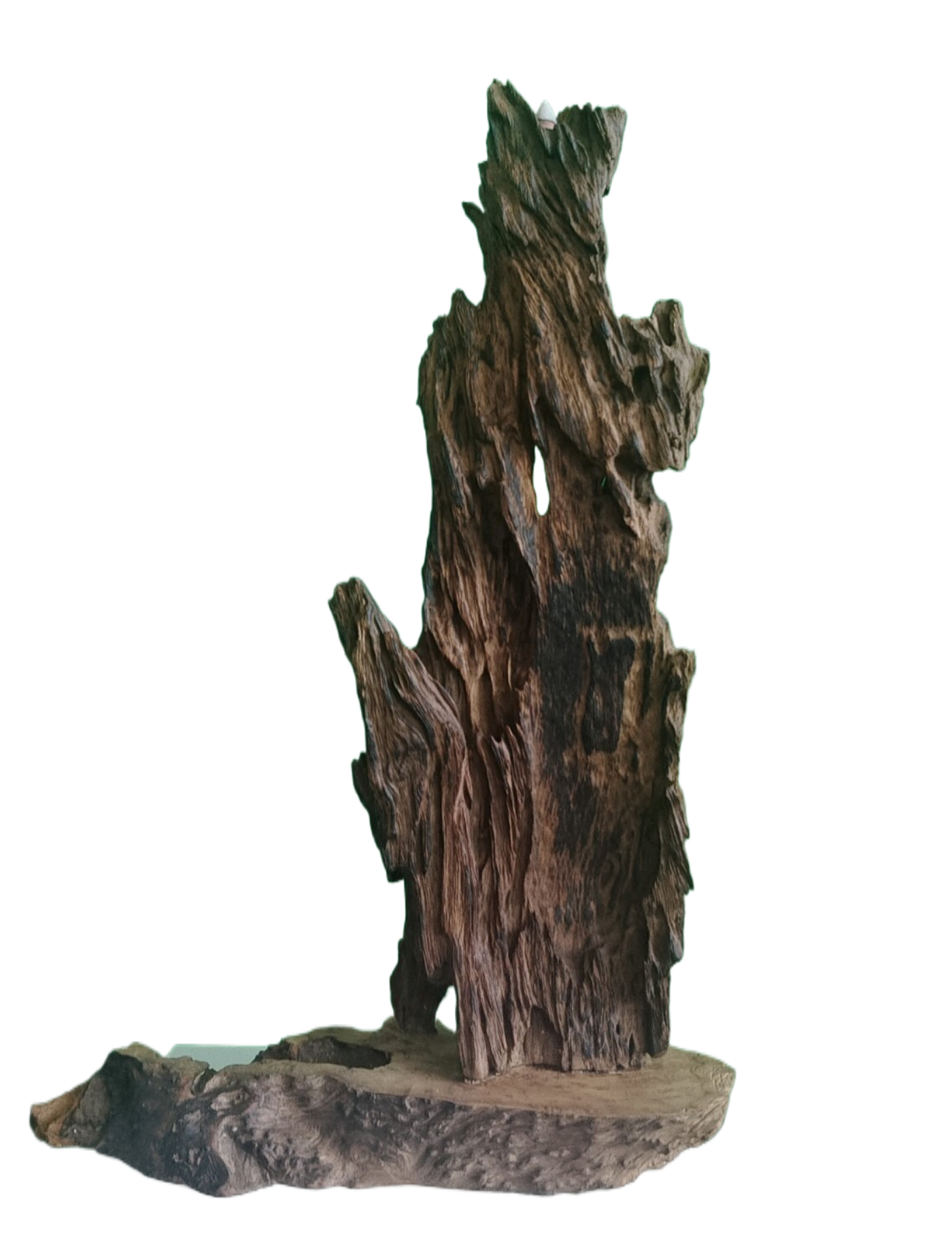 226*天然风化金丝楠山峰盆景倒流香摆件书桌客厅装饰雅韵工艺品