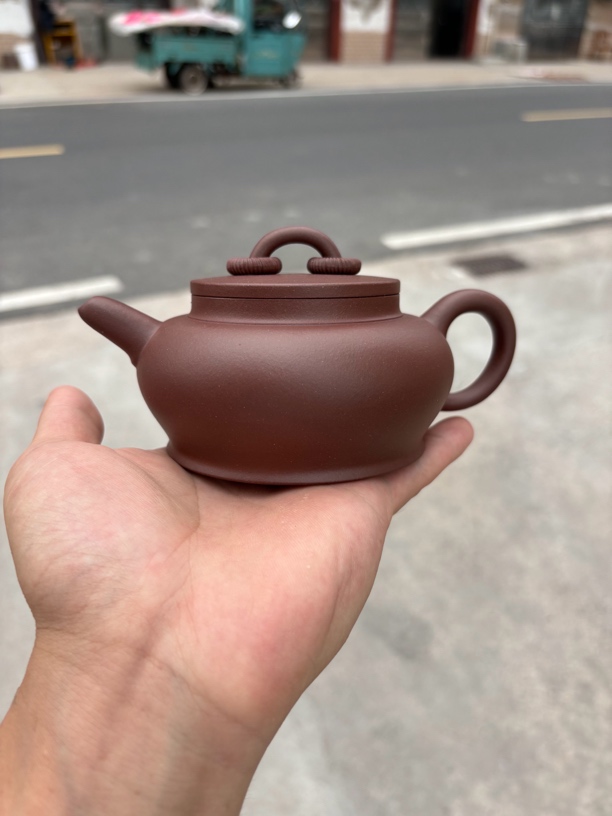 黄龙源底槽青 宜兴紫砂大蕴双圈壶 精工半手制作 280cc 