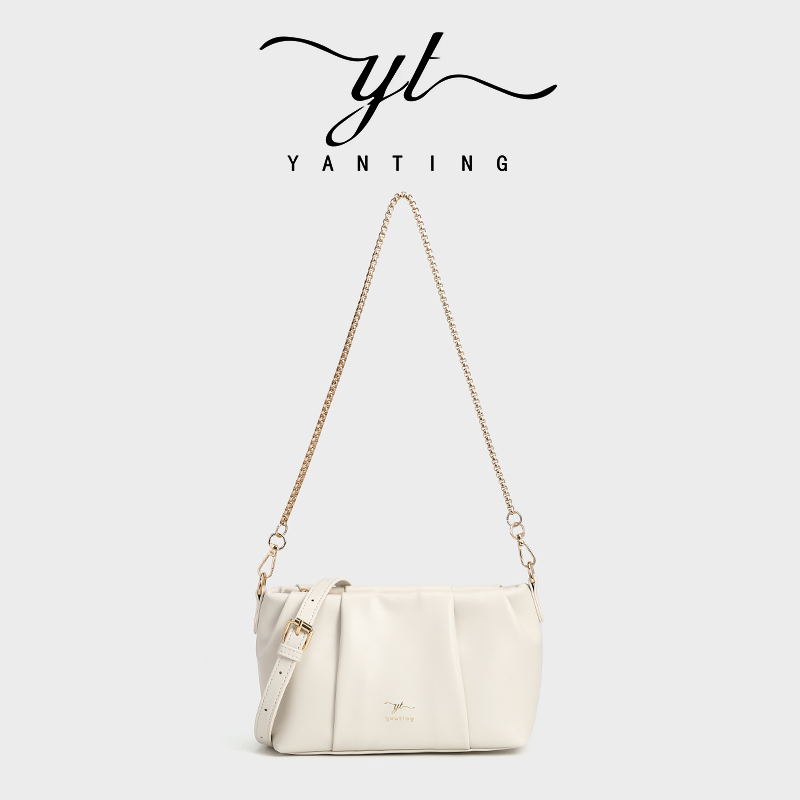 【左九设计师】2024新款时尚百搭单肩斜挎轻奢链条腋下云朵包YT8016