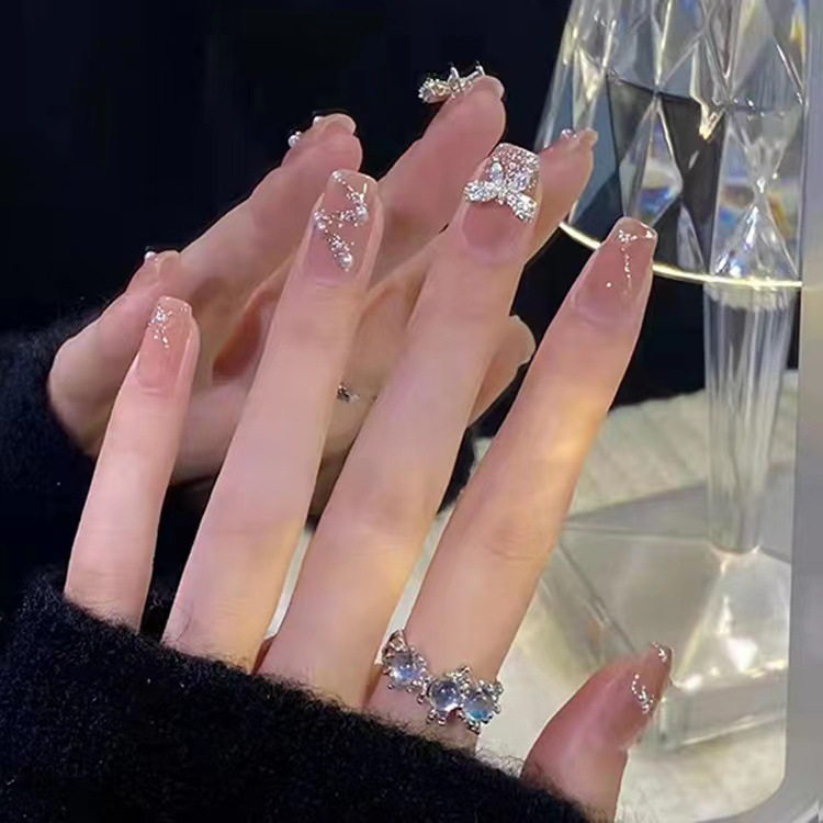 【一眼沦陷】穿戴甲美甲指甲贴片春夏秋冬温柔穿戴式短款半手工成品