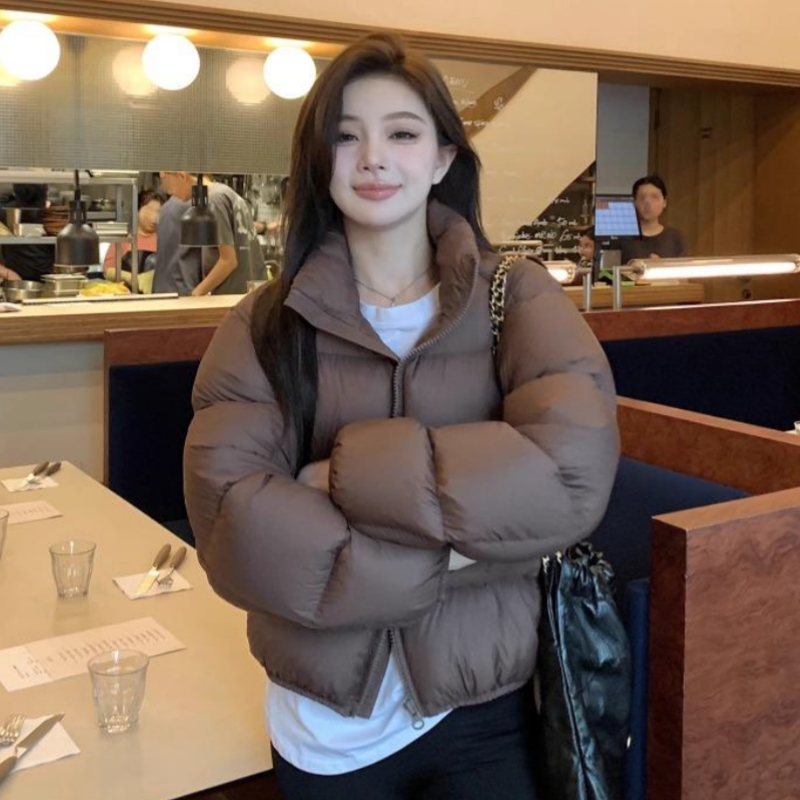 2025新款棉服女冬短款宽松加厚棉衣韩版棉袄小个子肯豆风洋气外套