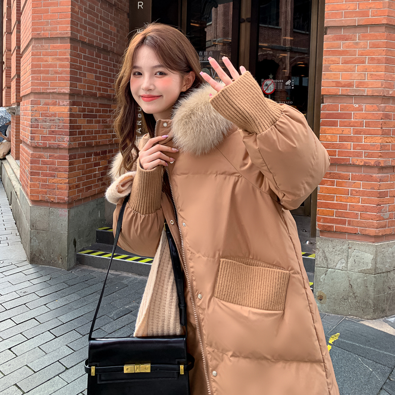 DEJIBVU/大季保暖大码羽绒服女胖mm300斤加大冬显瘦不臃肿6611