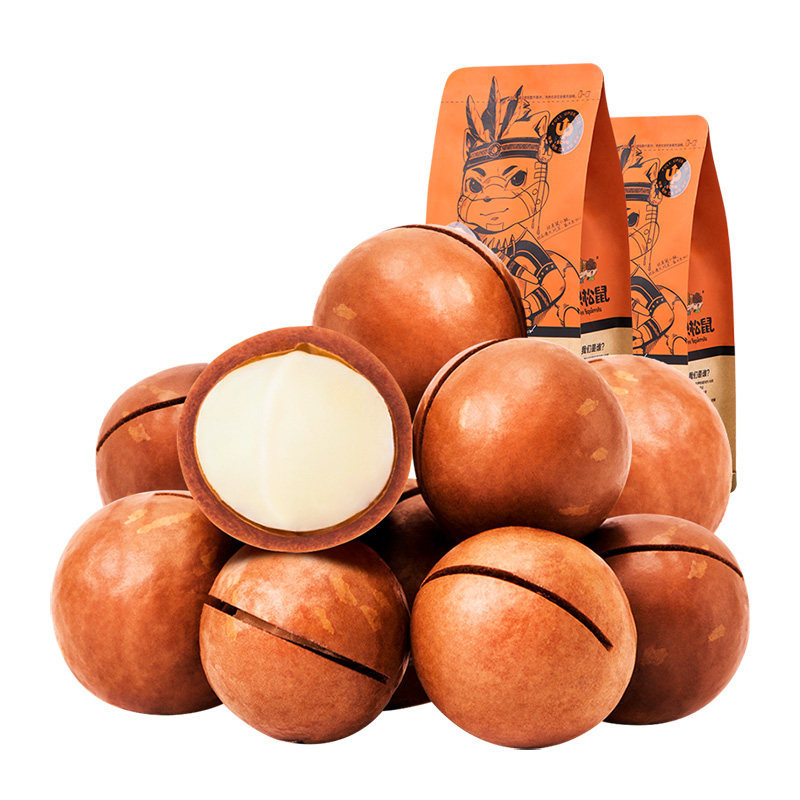 三只松鼠夏威夷果265g/袋每日坚果送开口器奶油味新鲜大果 巨美味