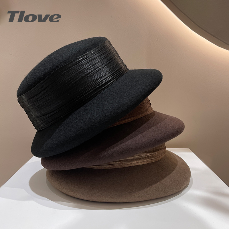 9460+tlove秋冬新款渔夫礼帽