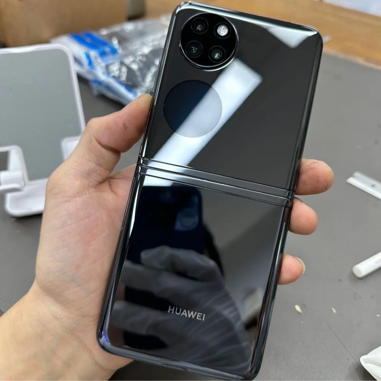 9新 Huawei/华为 p50pocket国行全网通4G 小折叠手机原装