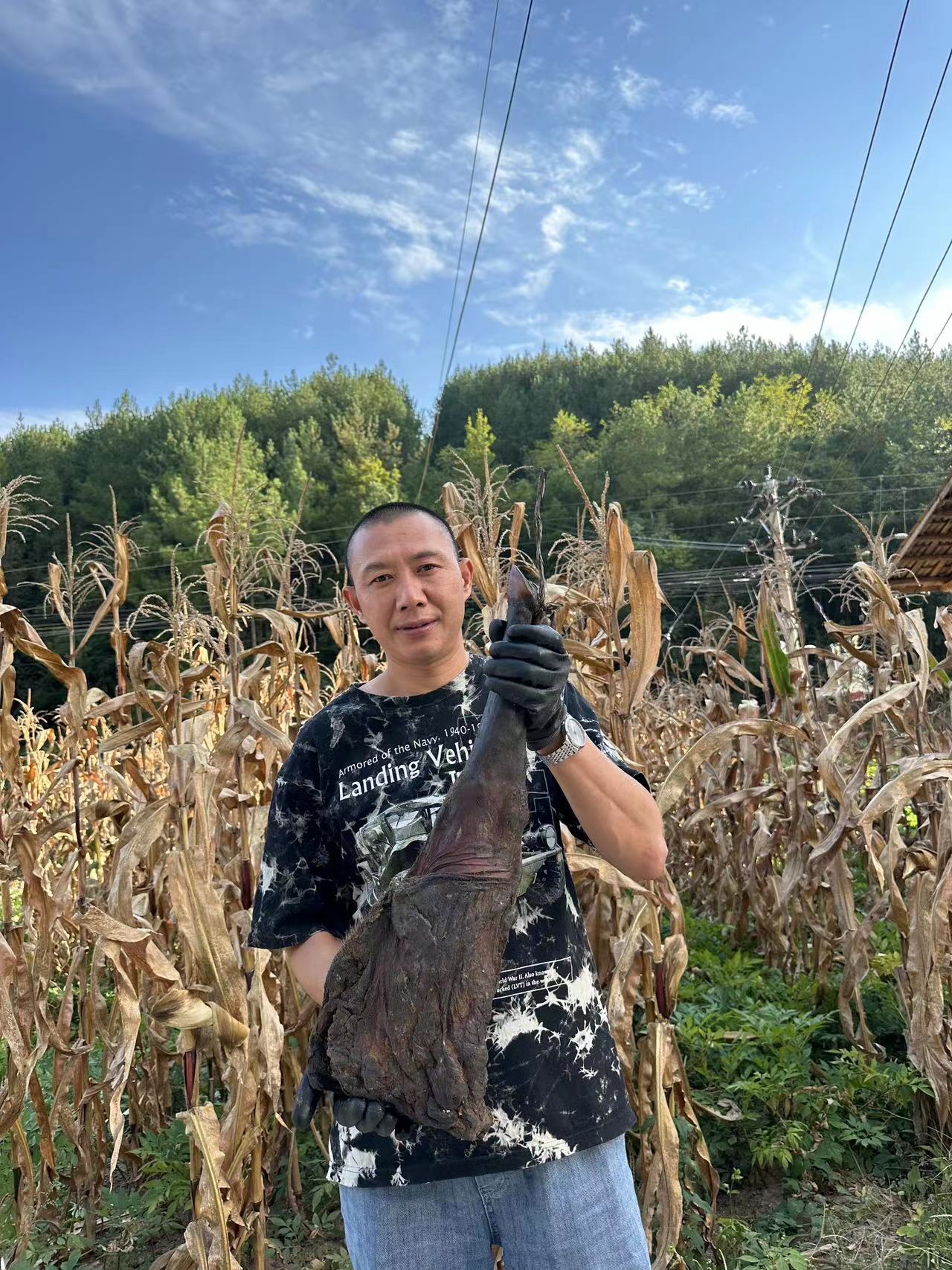 奉节高山土猪腊肉（现场称重）