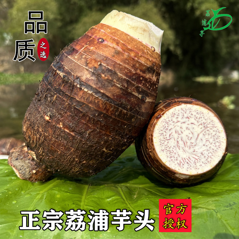 正宗荔浦芋头新鲜现挖现发3/5/9斤收到去皮切开放冰箱冷冻保存