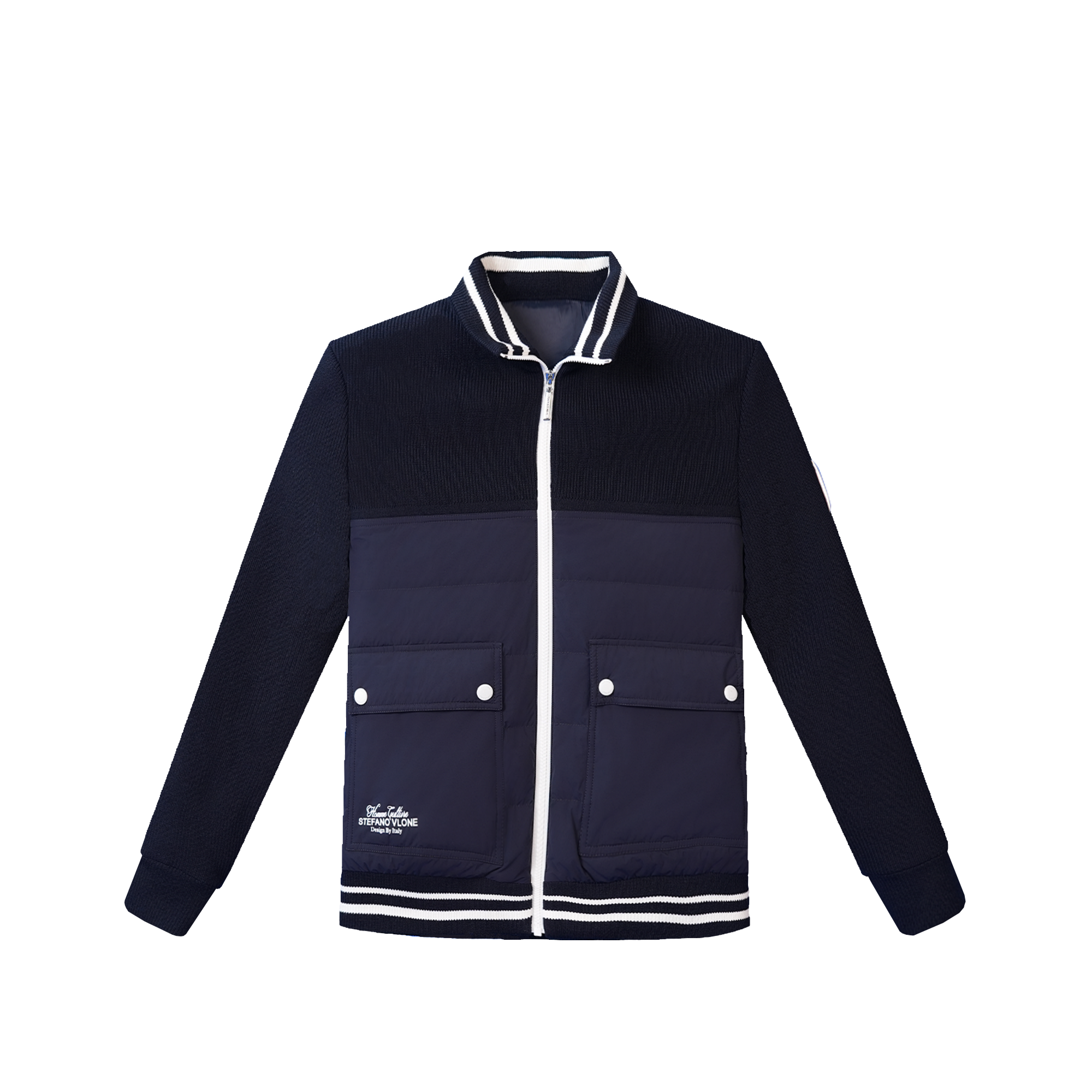 STEFANO VLONE【澳门小泱泱】男装梭织时尚立领运动夹克8232450506