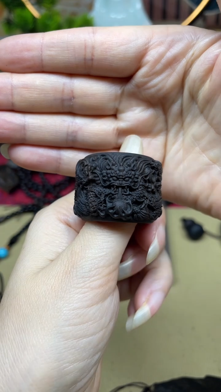 【闪购商品】木九龙扳指木雕款