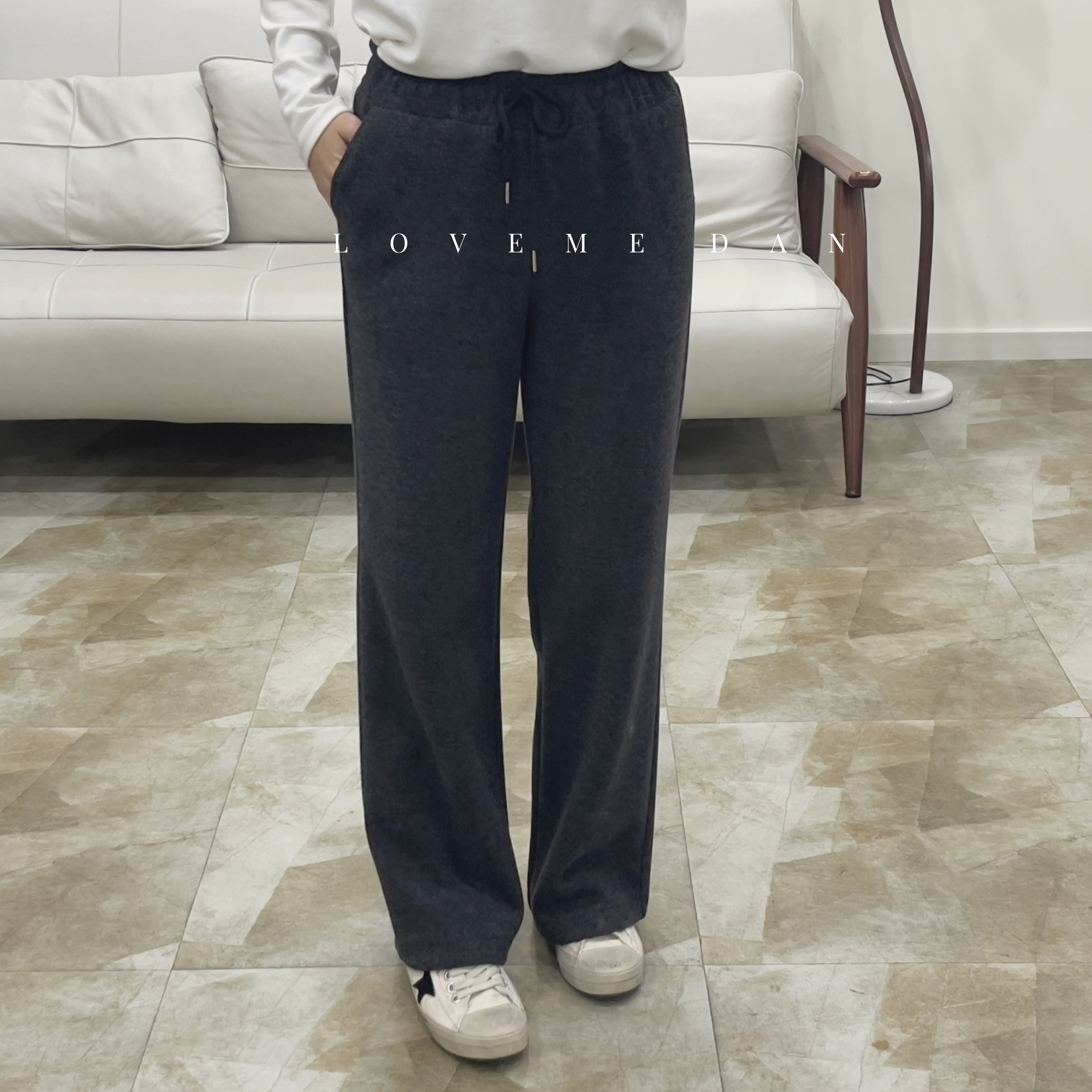 【99992】LOVEME DAN-爱尚我女装-显瘦阔腿休闲裤