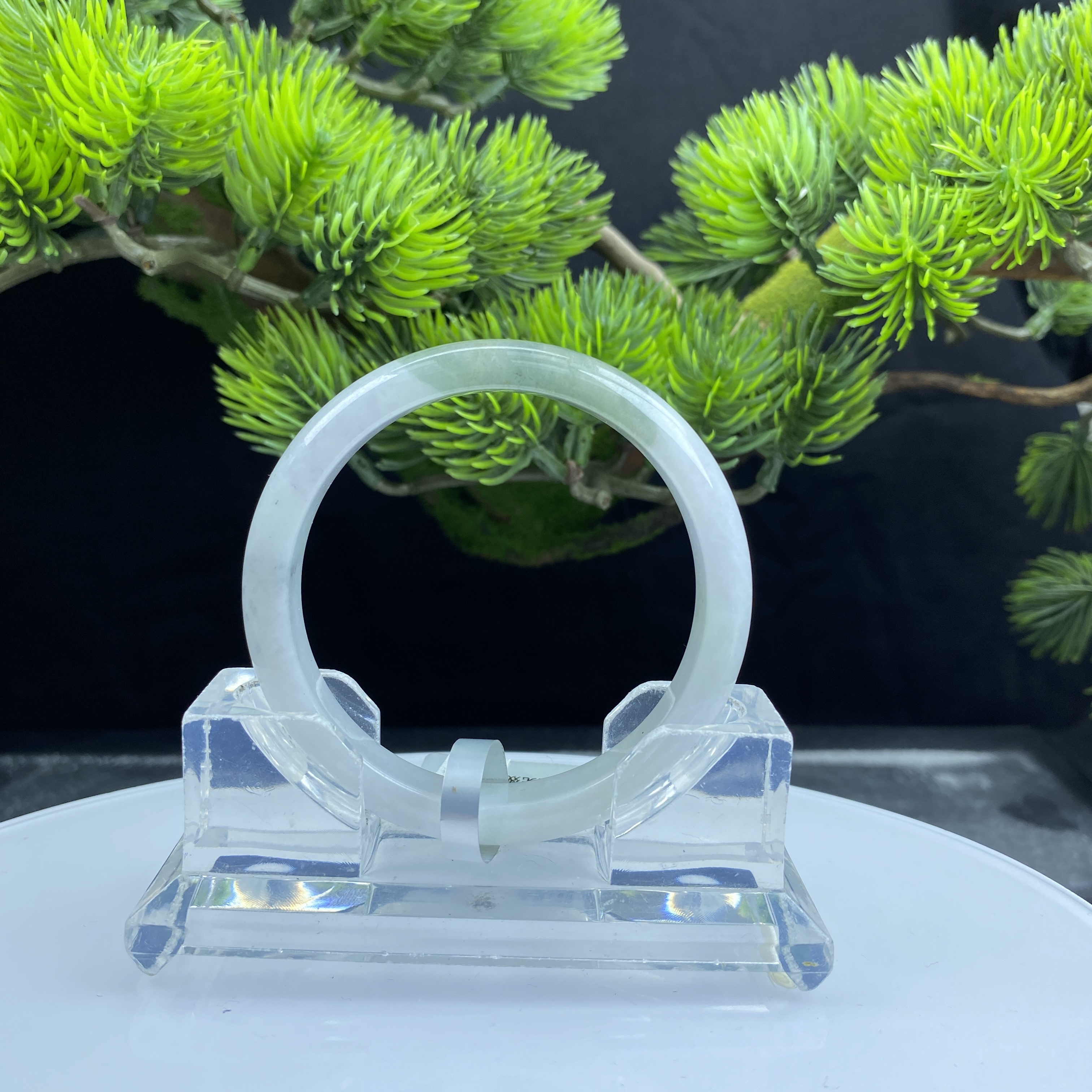 58.8【刀客砍价王】叨叨-天然缅甸A货翡翠手镯   L5