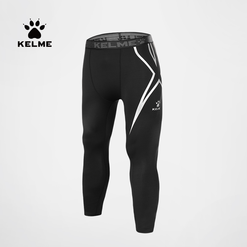 【高弹紧身裤】卡尔美运动足球训练体育生打底裤足球训练【潮流新品】