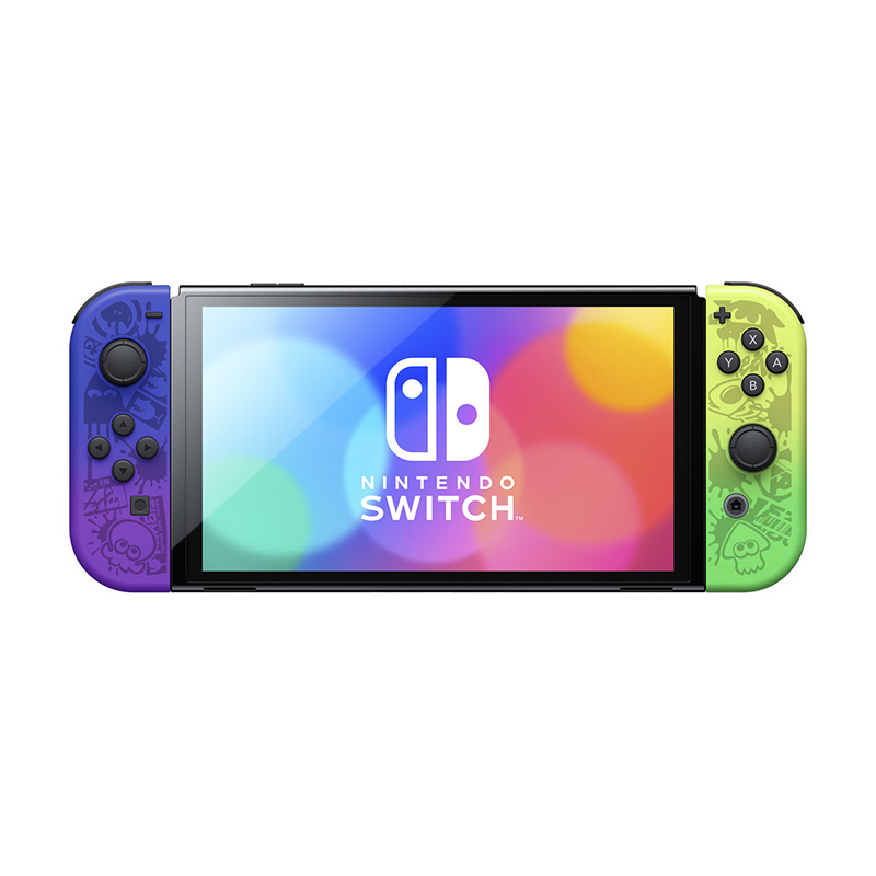 任天堂Switch Oled喷射战士3限定款海外版便携主机体感掌上游戏机_3C