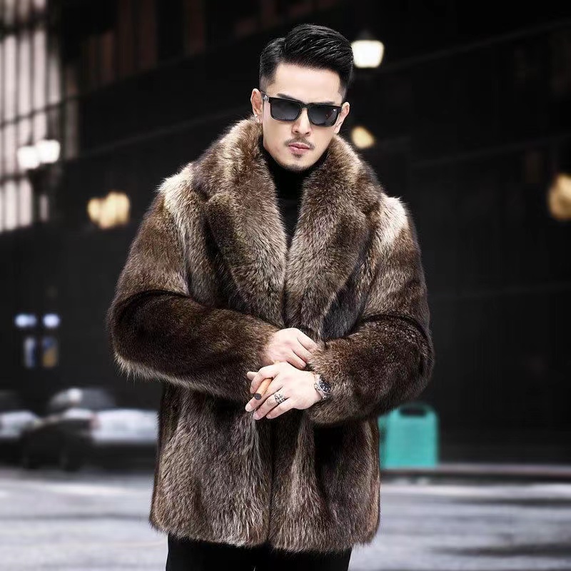 海宁大衣2024冬季新款皮毛一体中长款翻领防晒服女款爆款2025新款