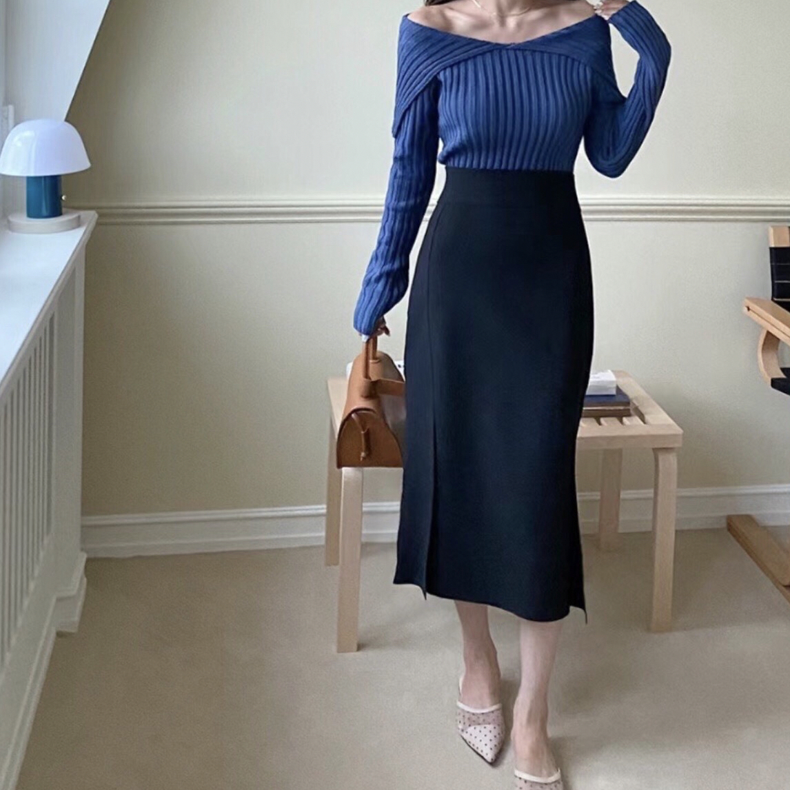 韩国进口显瘦半身裙