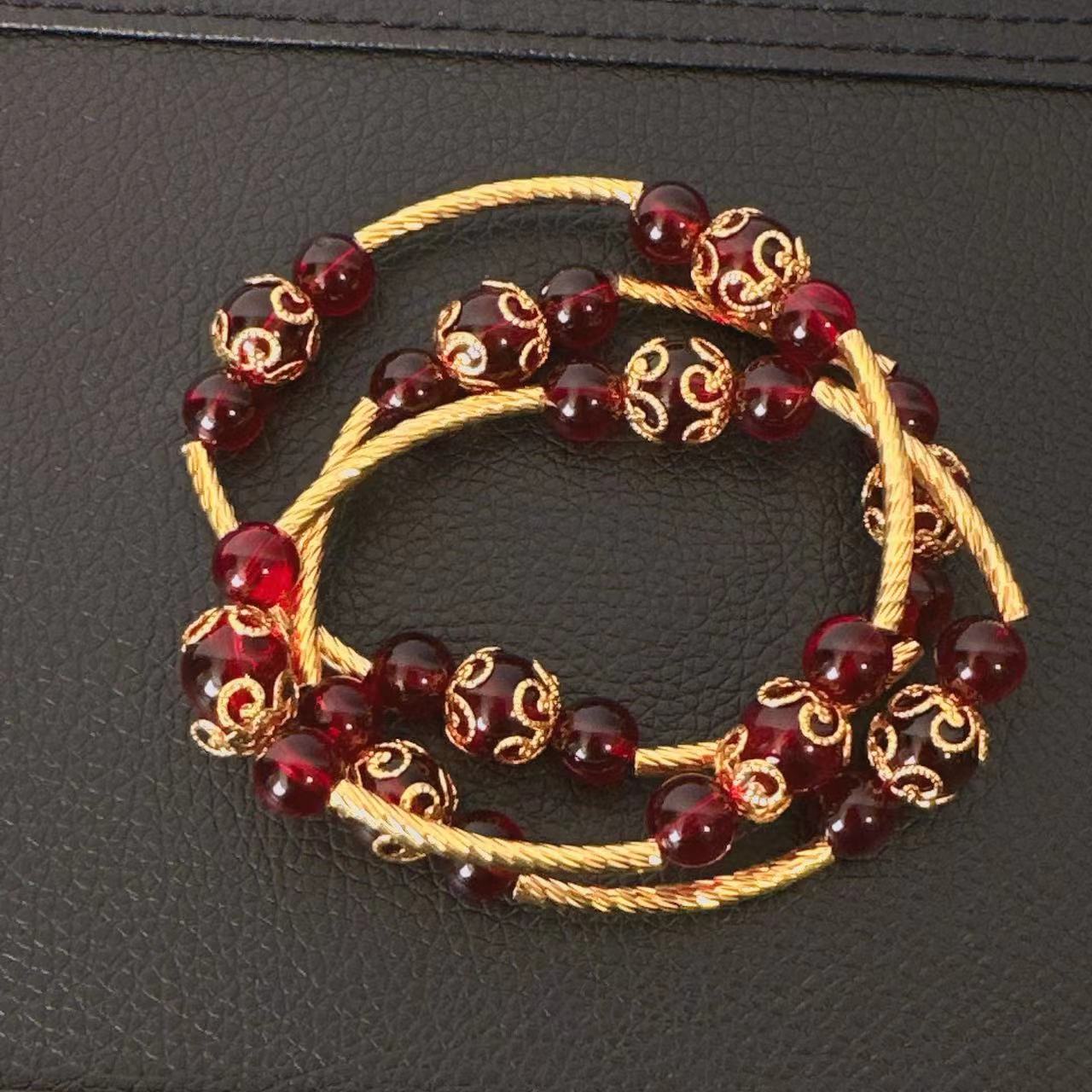 非金属木质手链 {雪儿宠粉}时尚洋气百搭复古高级手工民族风手链