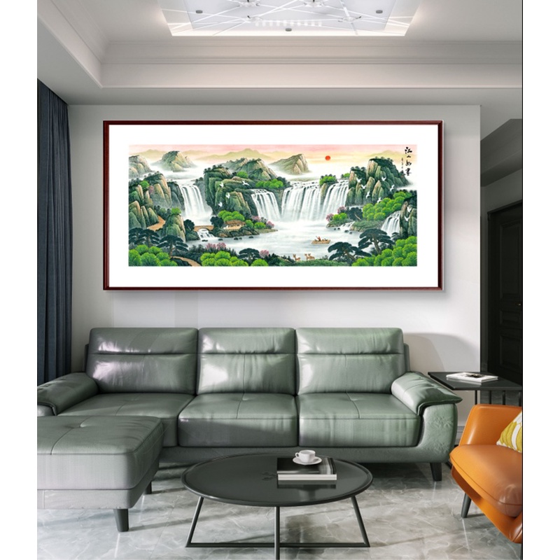 【江山如画】茶室客厅书房室内装饰挂画