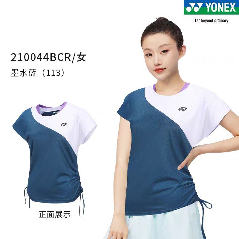 新款YONEX尤尼克斯速干羽毛球服运动服短袖T恤女款透气休闲210044