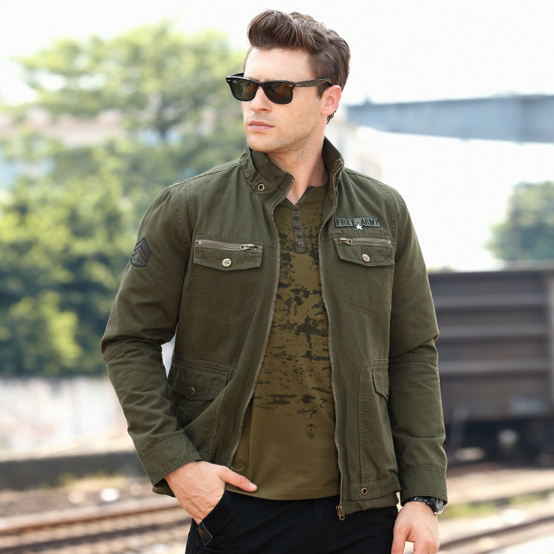 【断码捡漏】外套男士男装春秋休闲迷彩多口袋上衣WMS-6275