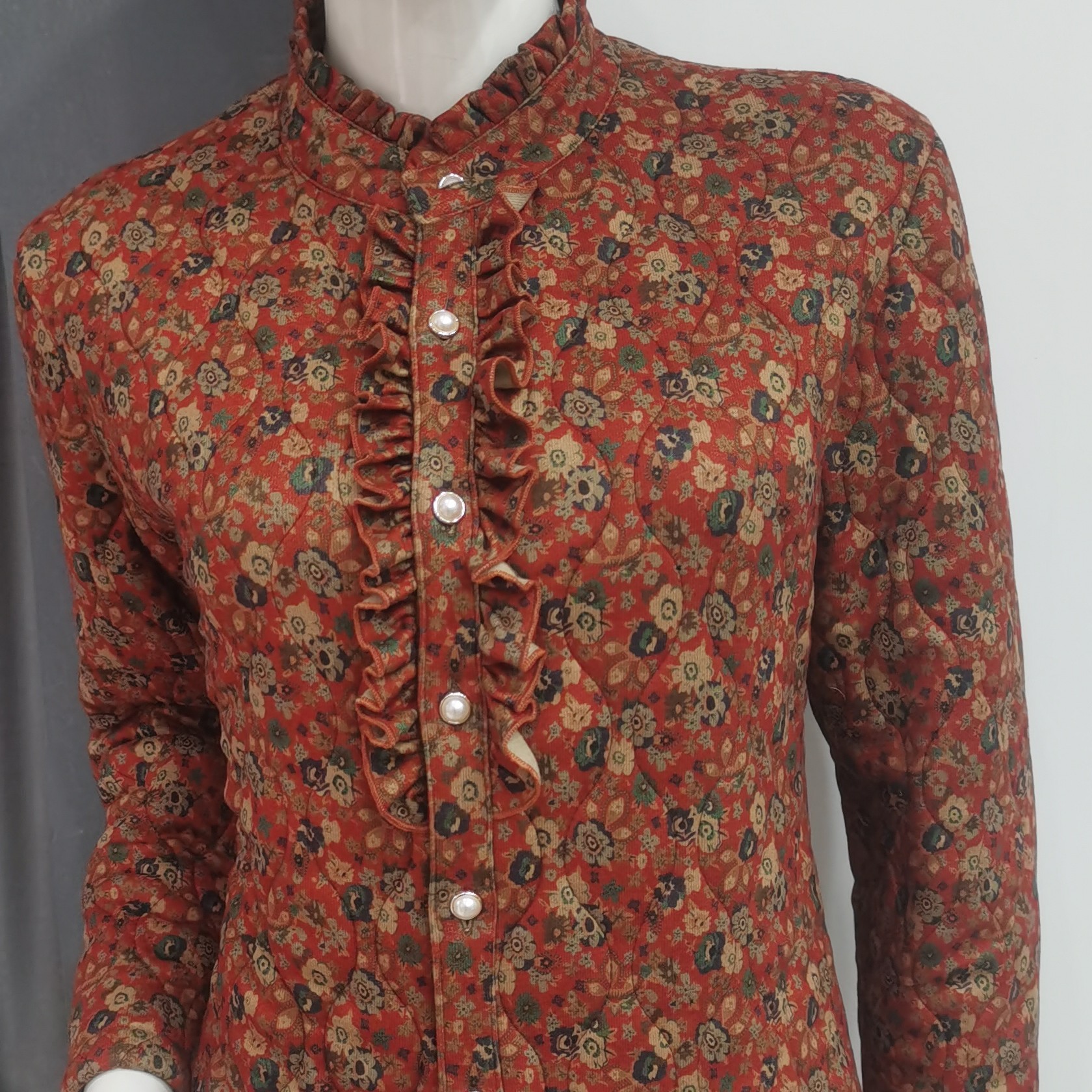 纯手工制作精品小花袄新，中式棉衣，定制商品不支持退换货