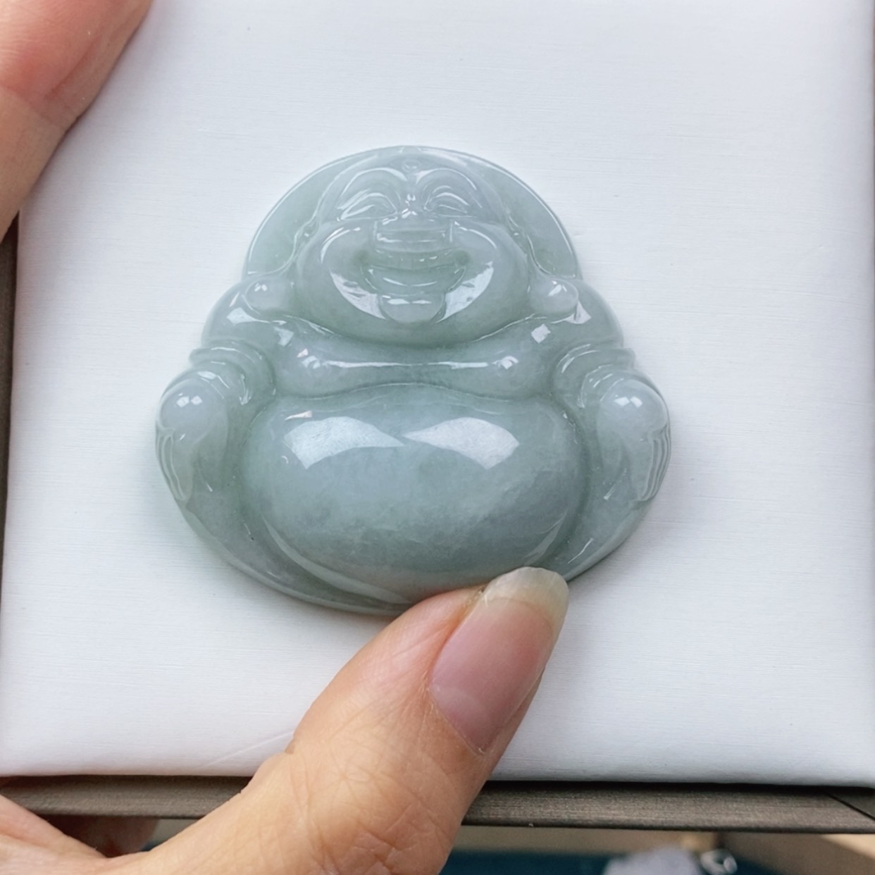 【闪购商品】翡翠颈饰未镶嵌小*佛公