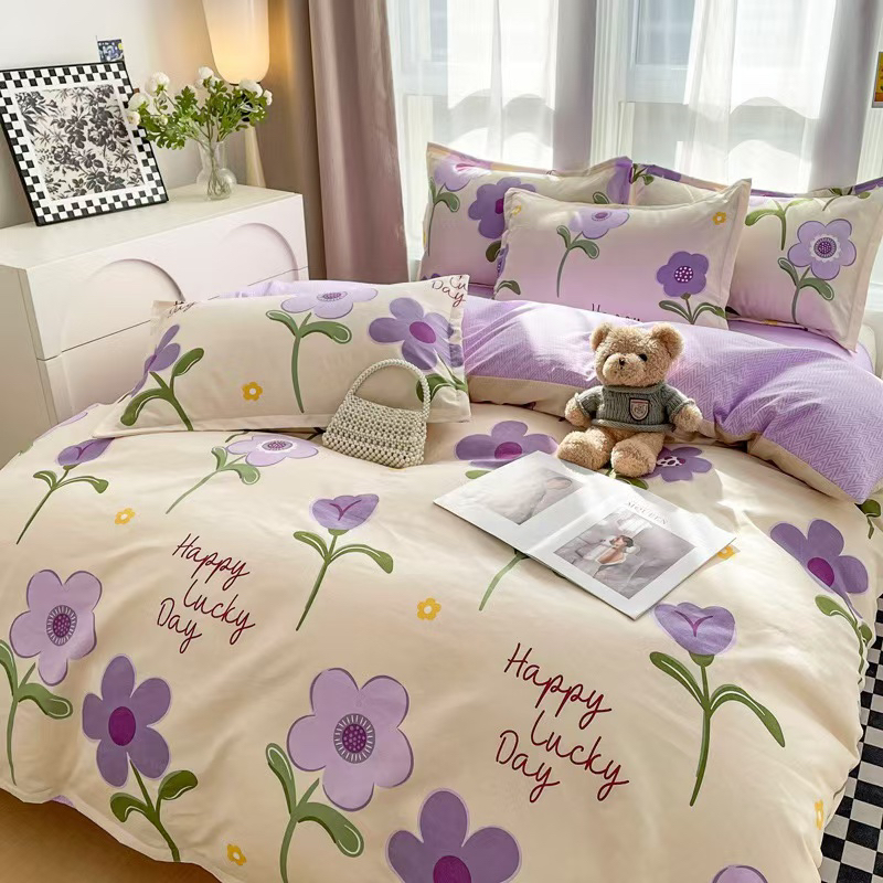 董小姐/轻奢亲肤四件套（床单/被罩/枕套）