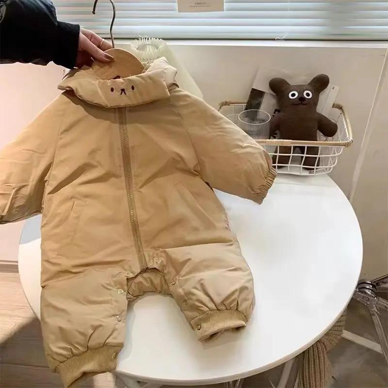 【冬季大促】婴儿连体衣冬季加厚加绒宝宝冬装衣服秋冬套装男新yy