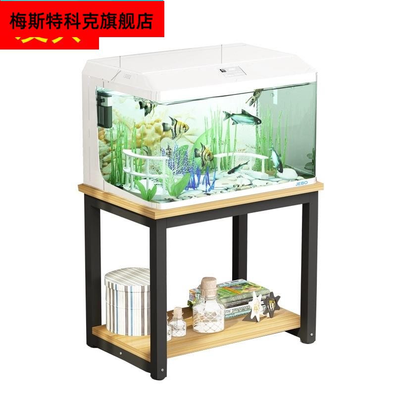 鱼缸架子钢木金属鱼缸桌子乌龟缸底座底架铁艺放置台鱼缸底柜实木