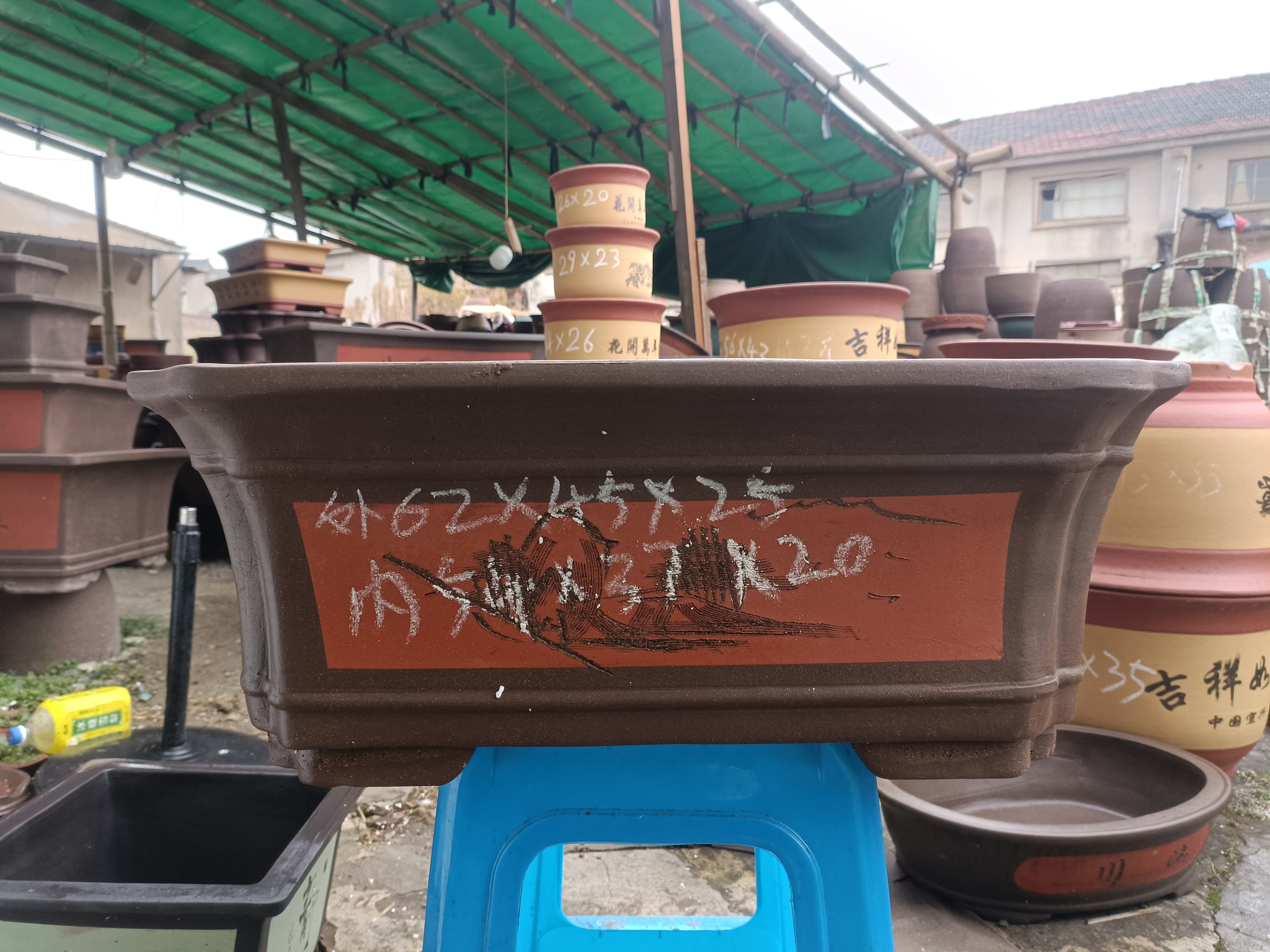 紫砂花盆有无孔菖蒲文竹拇指盆大小号防烂根菖蒲文竹