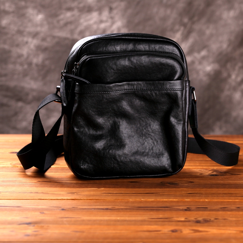 大号植鞣皮男士真皮小包男单肩包斜挎包背包高级复古休闲牛皮男包
