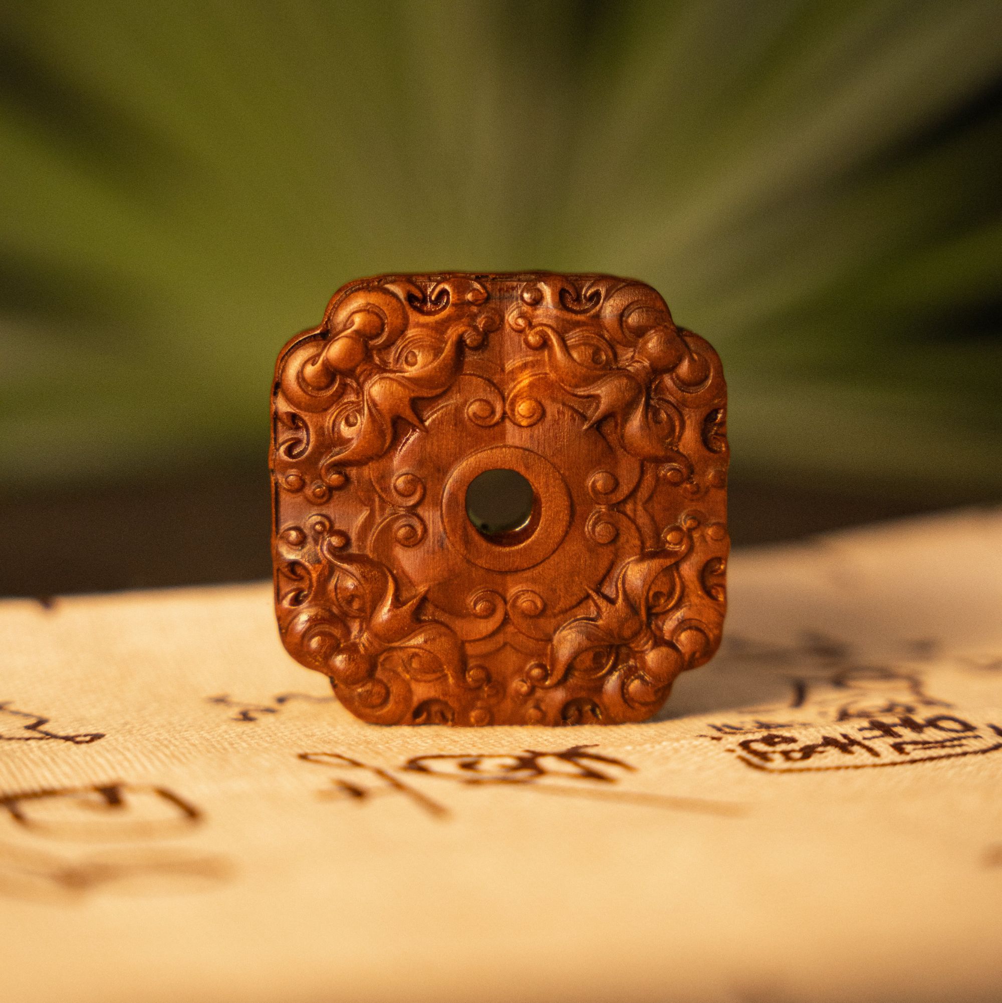 雷击枣木—挂件吊坠家居木雕工艺品