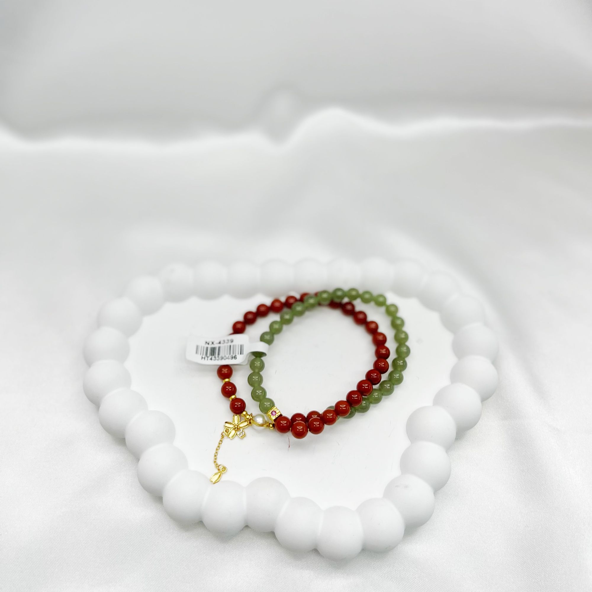 南红DIY精品多圈手串