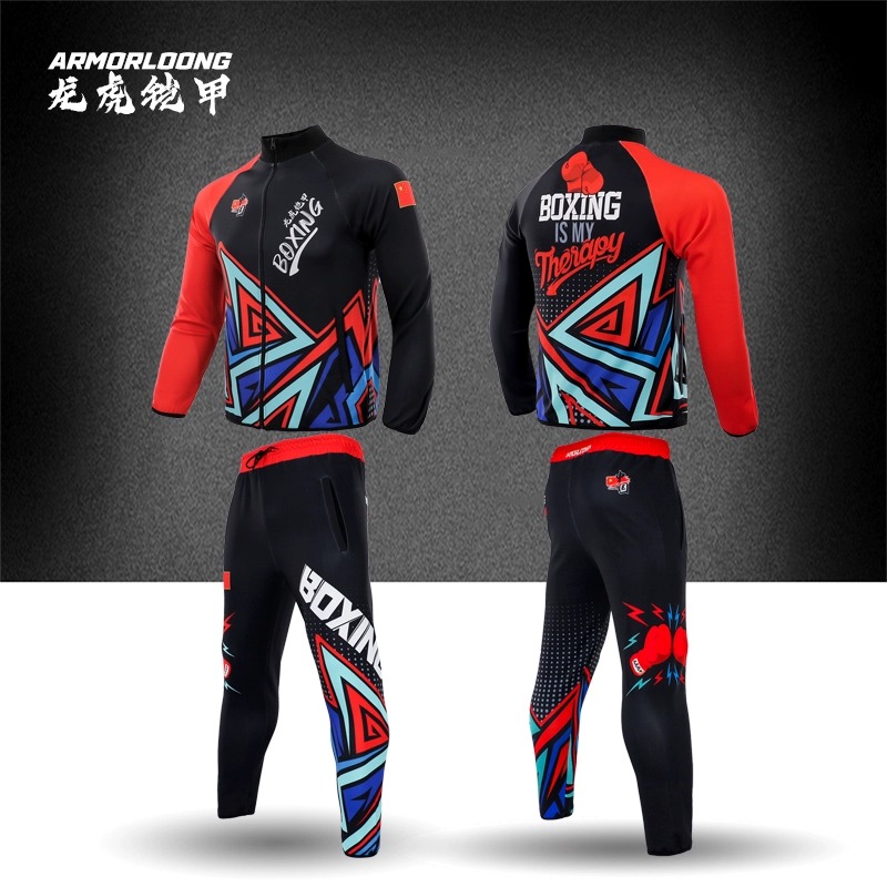 三角形秋季套装MMA长裤格斗搏击服运动UFC卫衣套装训练比赛拳馆