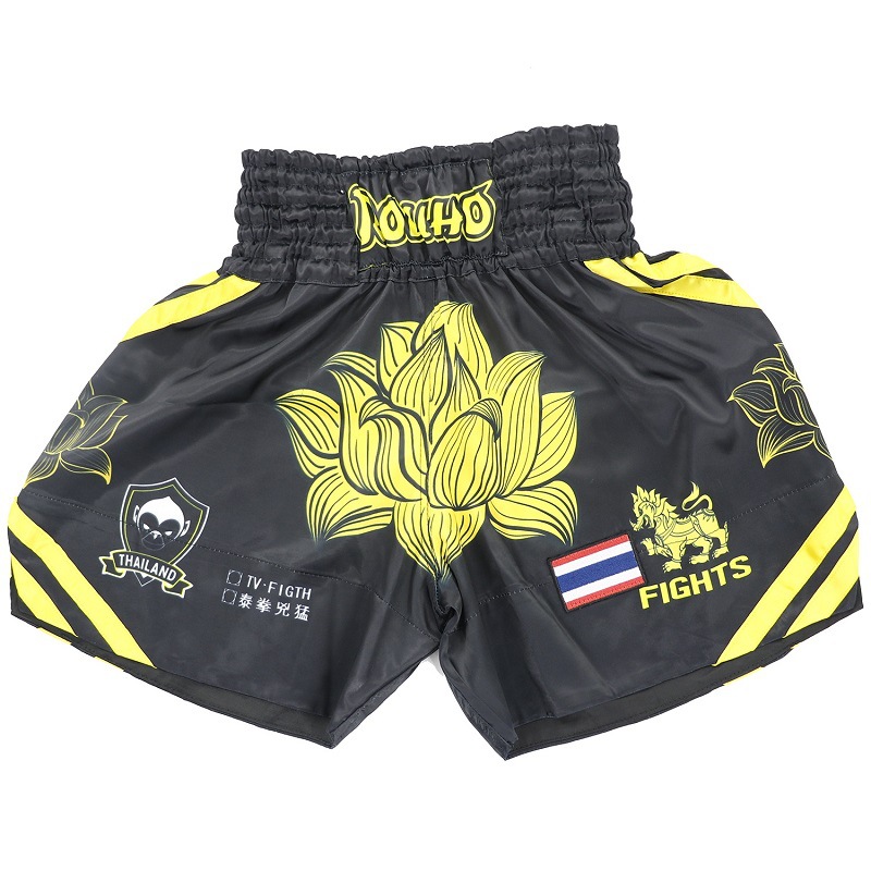 柔猴泰拳莲花老虎MMA短裤散打搏击运动UFC格斗训练健身播求男跑步