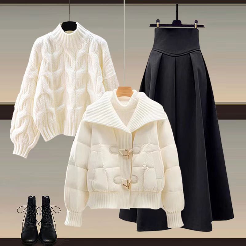 C1401-C1410女装外套毛衣休闲时尚百搭秋冬显瘦小香风气质洋气