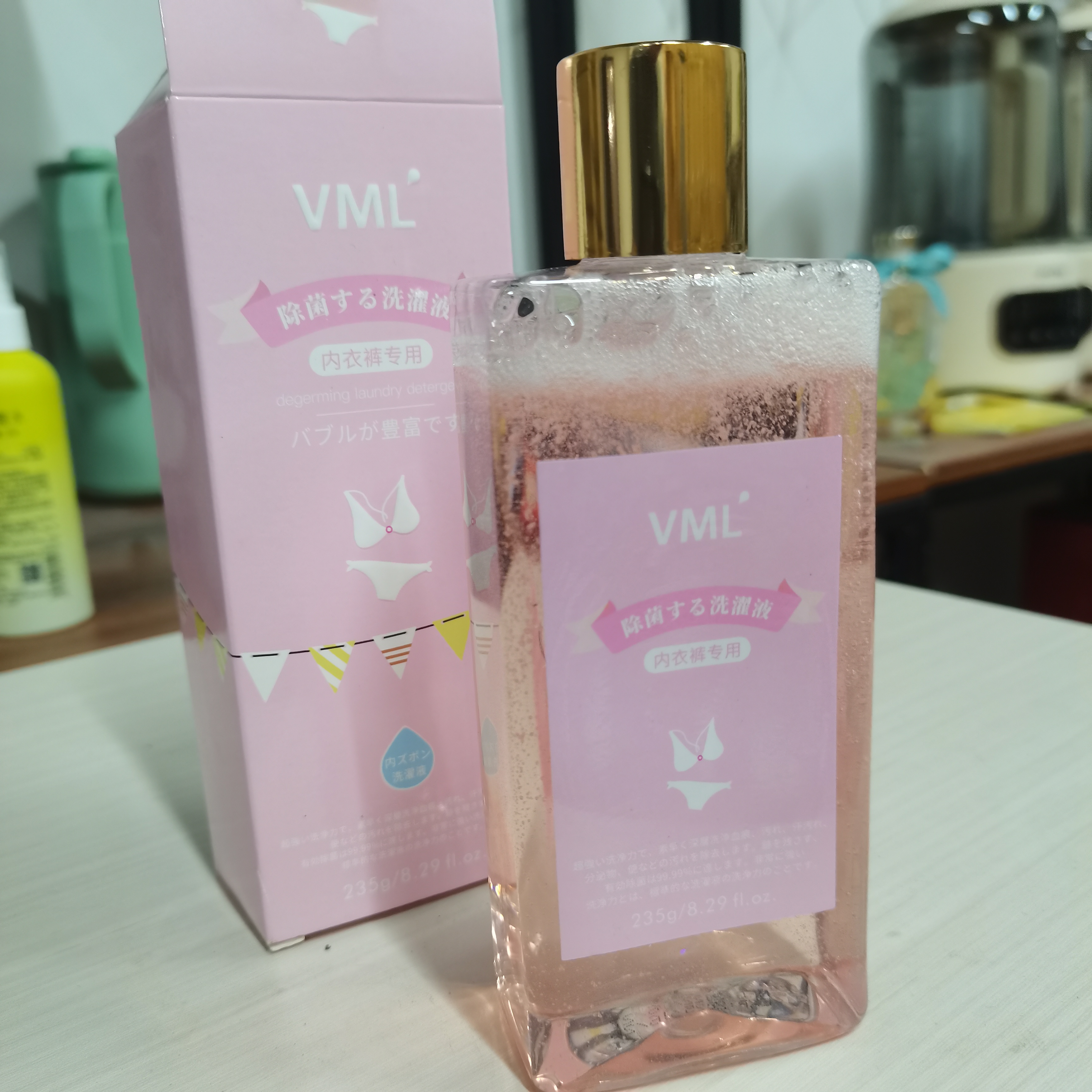 VML内衣内裤洗衣液235g专用洗衣液4瓶装