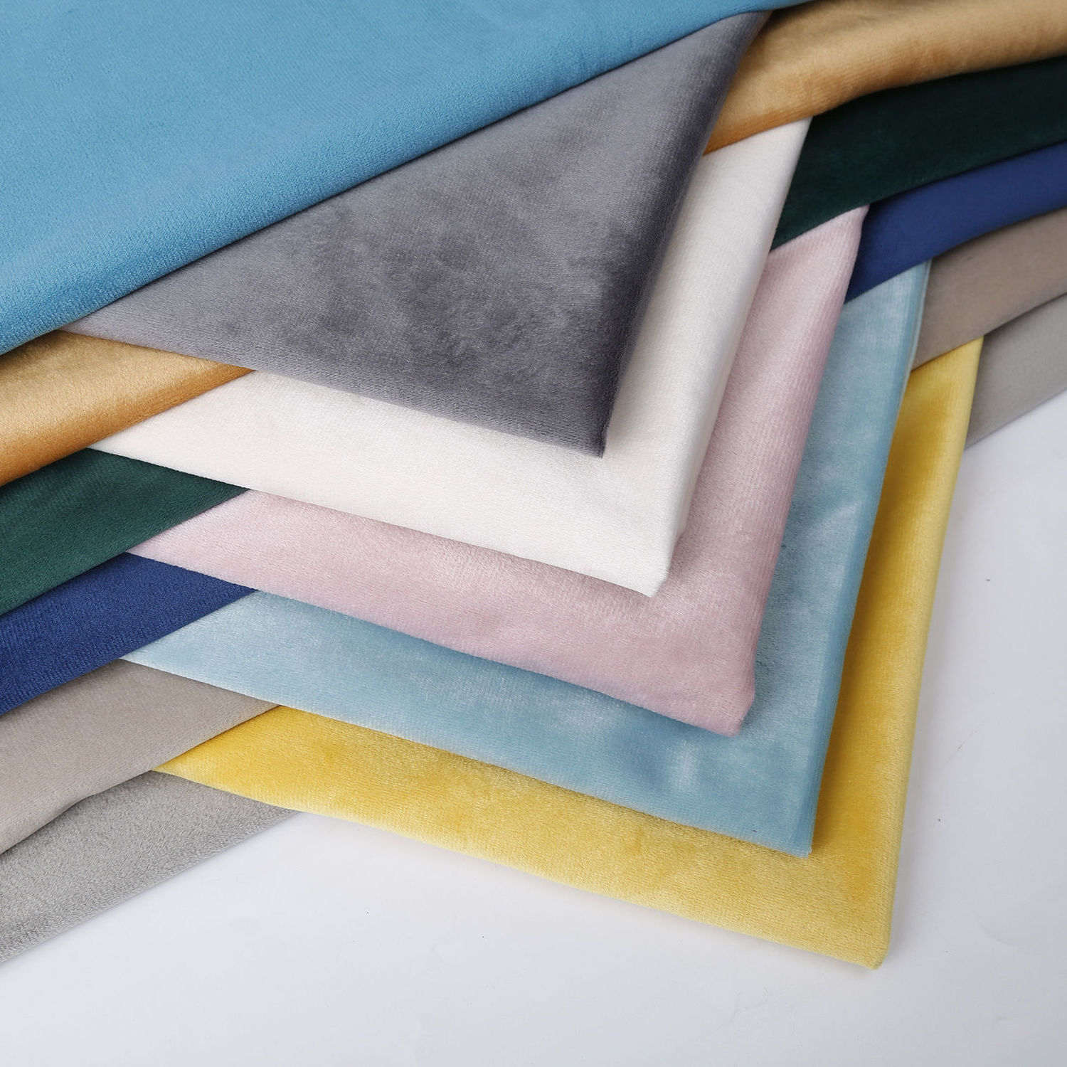 天鹅绒加厚荷兰绒绒布布料沙发布面料DIY刺绣用品0.5米*1.5米