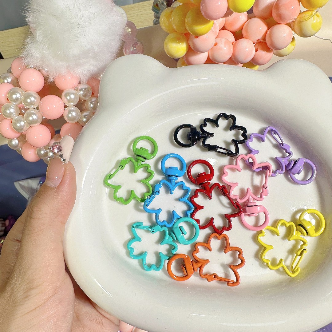 【工具专用】樱花扣 定位珠 九字针 开口圈 饰品配件diy