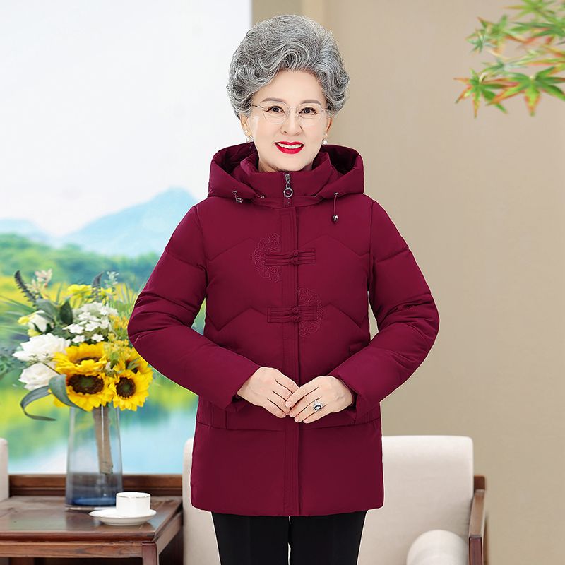 波司登2023新款中老年人奶奶装冬季羽绒服服女加厚妈妈羽绒60岁羽