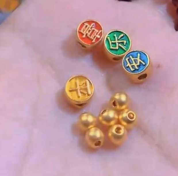 足金卡4古6颗+平安喜乐