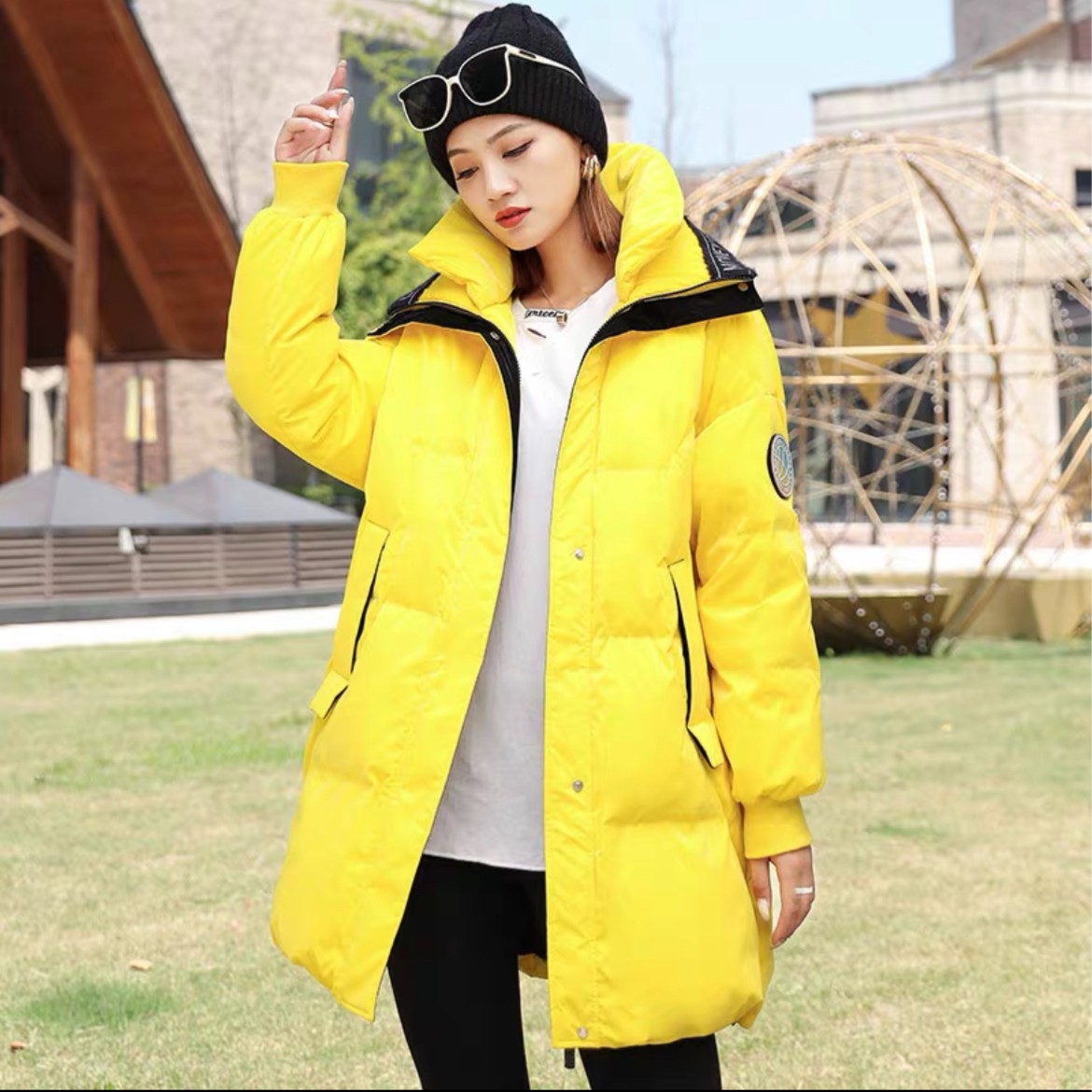 【反季福利】冬季女款中长款保暖高品质百搭时尚羽绒服-20370