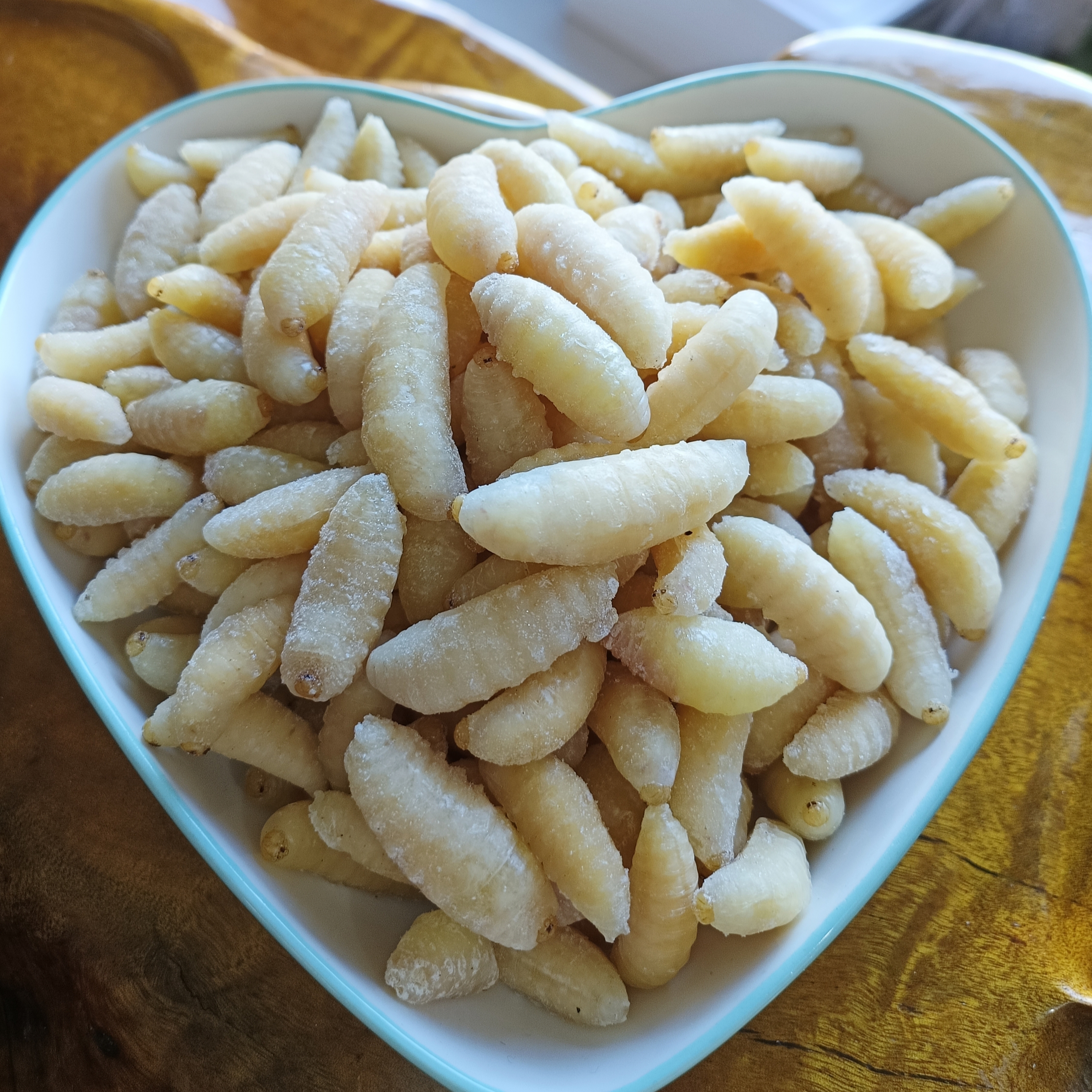 丰蛹没成型干净大丰虫山东丰虫特产油炸包装白丰虫包邮保温袋发货